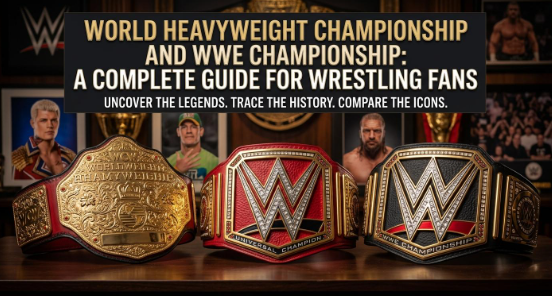 World Heavyweight Championship and WWE Championship replica belts